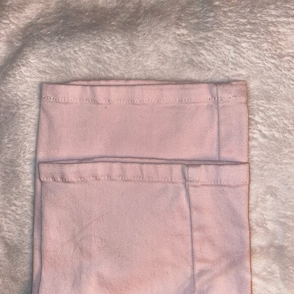 Gloria Vanderbilt Amanda Jeans NWOT Pastel Baby Pink Size 8 Petite - Picture 8 of 9